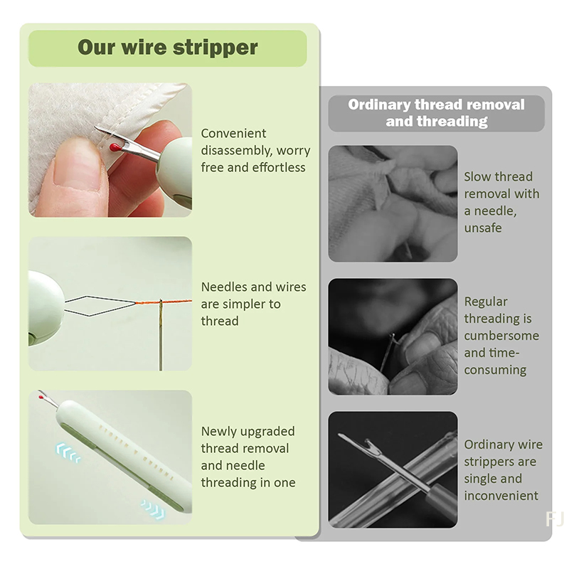 Seam Ripper Tool - [YU]2 in 1 바늘 꿰매개 재봉틀