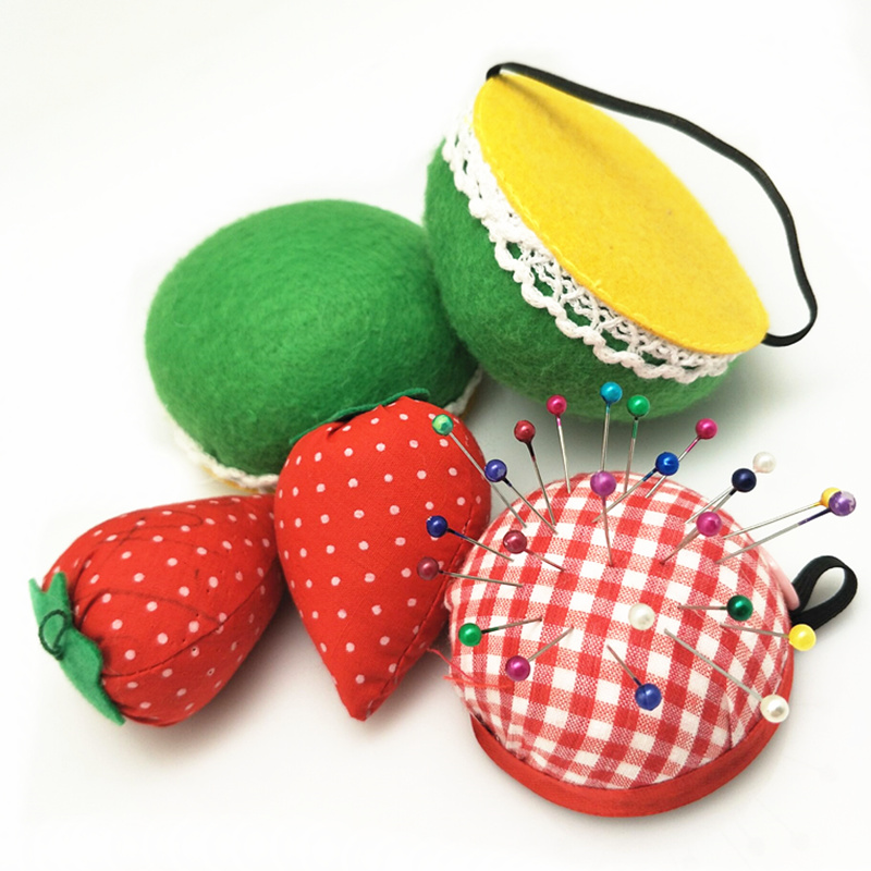 Sewing Pin Cushion - 딸기 모양의 바늘 핀 쿠션, 탄성