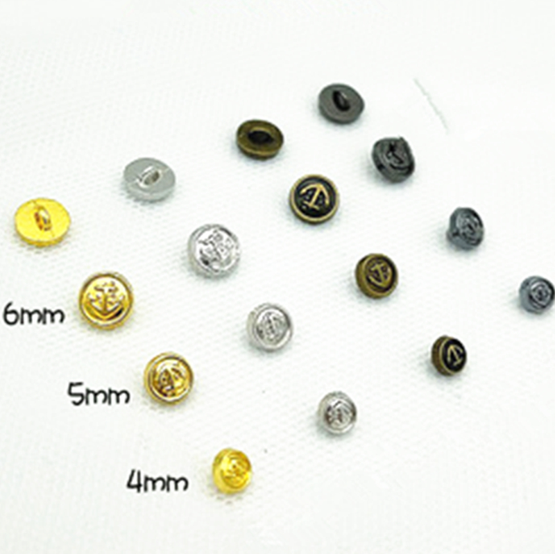 Button Hole Cutter - 30Pcs 미니 버튼 4/5/6mm 금속 인형