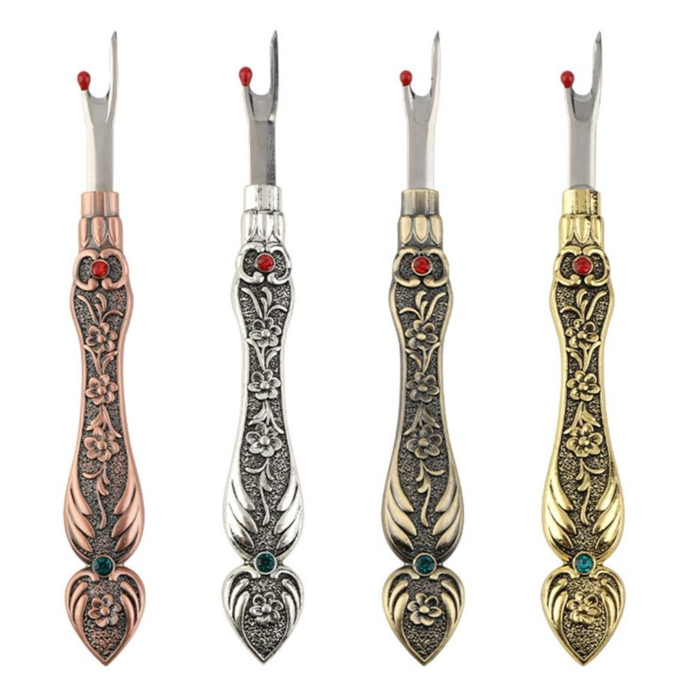 Seam Ripper Tool - 빈티지 스테인리스 스틸 핸들 공예 실