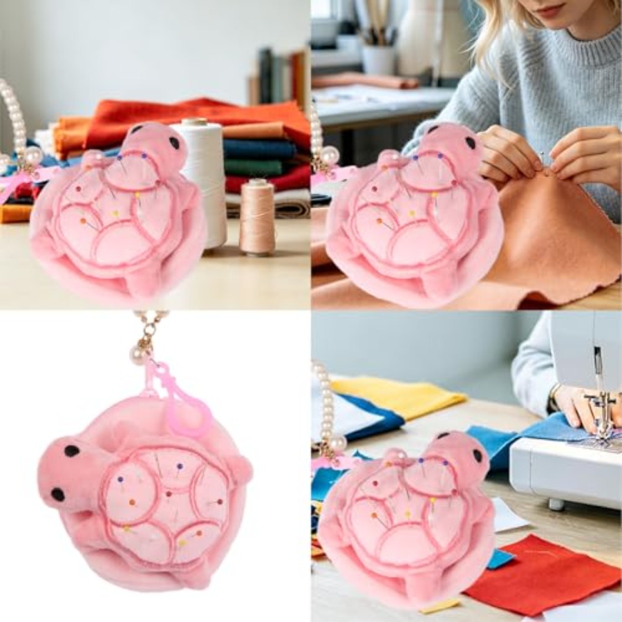 거북이 모양 핀쿠션, 바느질용 보관 가방과 진주 팔찌  - Sewing Pin Cushion 리뷰 및 가격