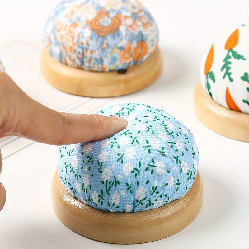 봉제, 자수 및 수공예용 매력적인 나무 베이스 핀 쿠션 - Sewing Pin Cushion 리뷰 및 가격