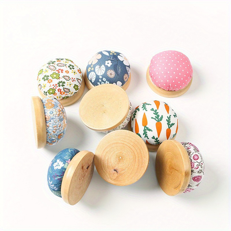 봉제, 자수 및 수공예용 매력적인 나무 베이스 핀 쿠션 - Sewing Pin Cushion 리뷰 및 가격