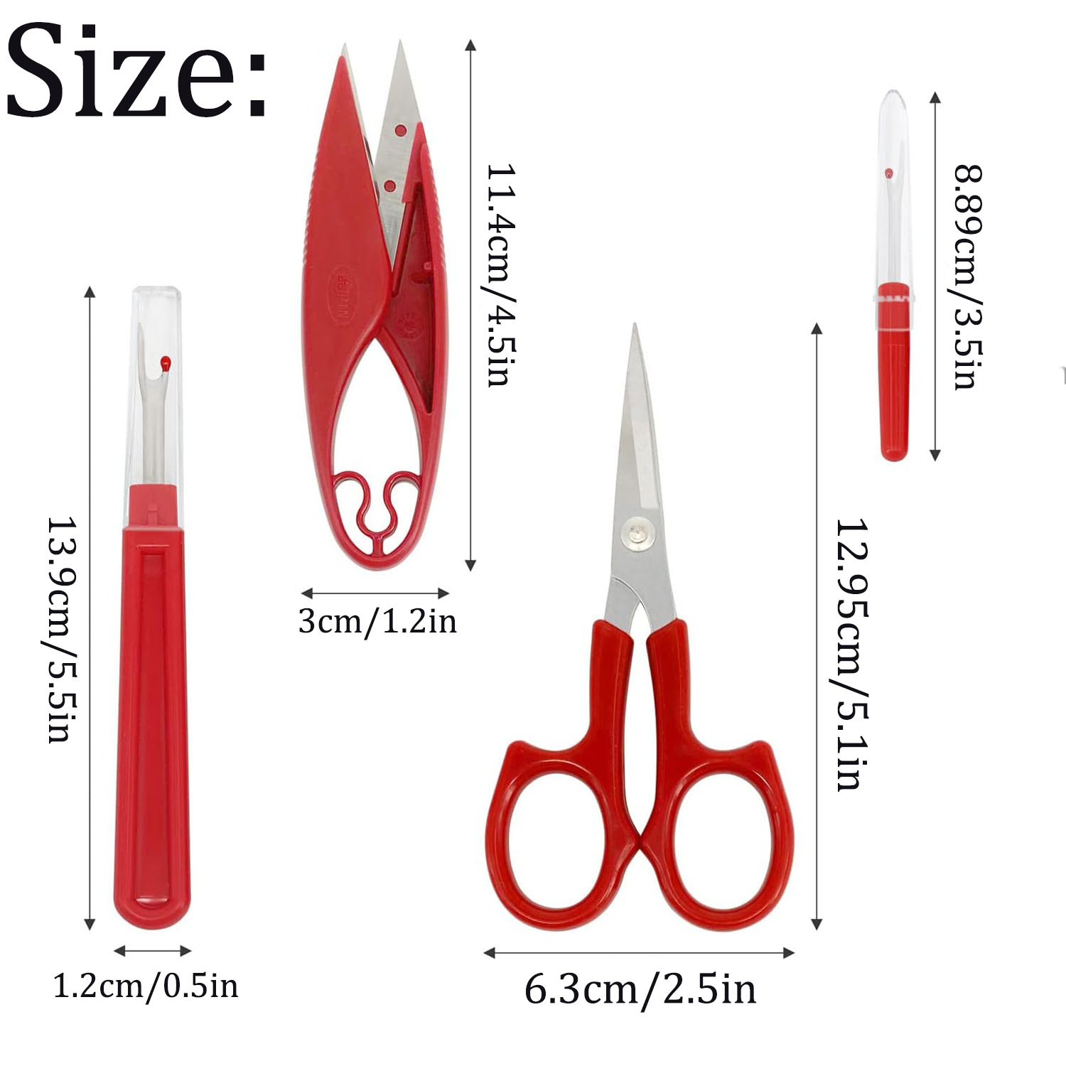 1/2/6Pcs 바느질 솔기 리퍼 키트 빨간색 바느질  - Seam Ripper Tool 리뷰 및 가격