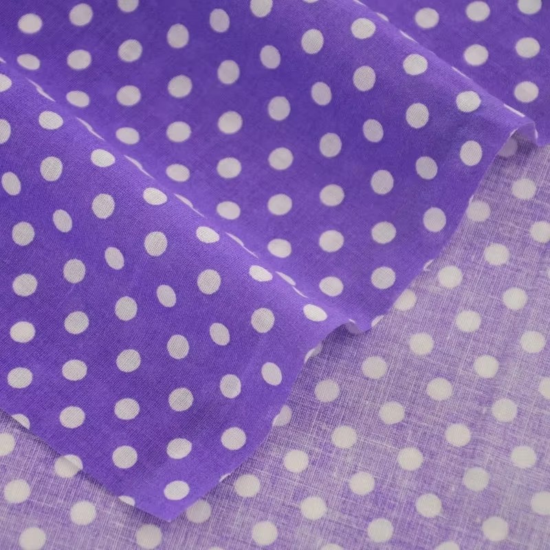 50X150CM 화이트 오렌지 폴카 도트 인쇄 코튼 원 - Sewing In Textile 리뷰 및 가격