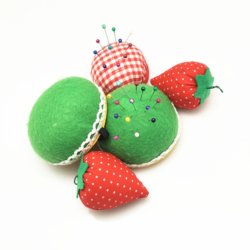 딸기 모양의 바늘 핀 쿠션, 탄성 손목 벨트, 바느질  - Sewing Pin Cushion 리뷰 및 가격
