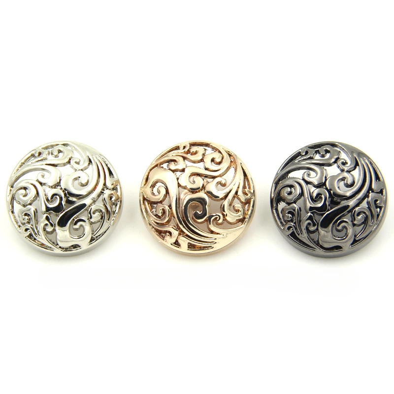 10pcs 중공 금속 단추 중국어 길조 구름 아름다운  - Button Hole Cutter 리뷰 및 가격