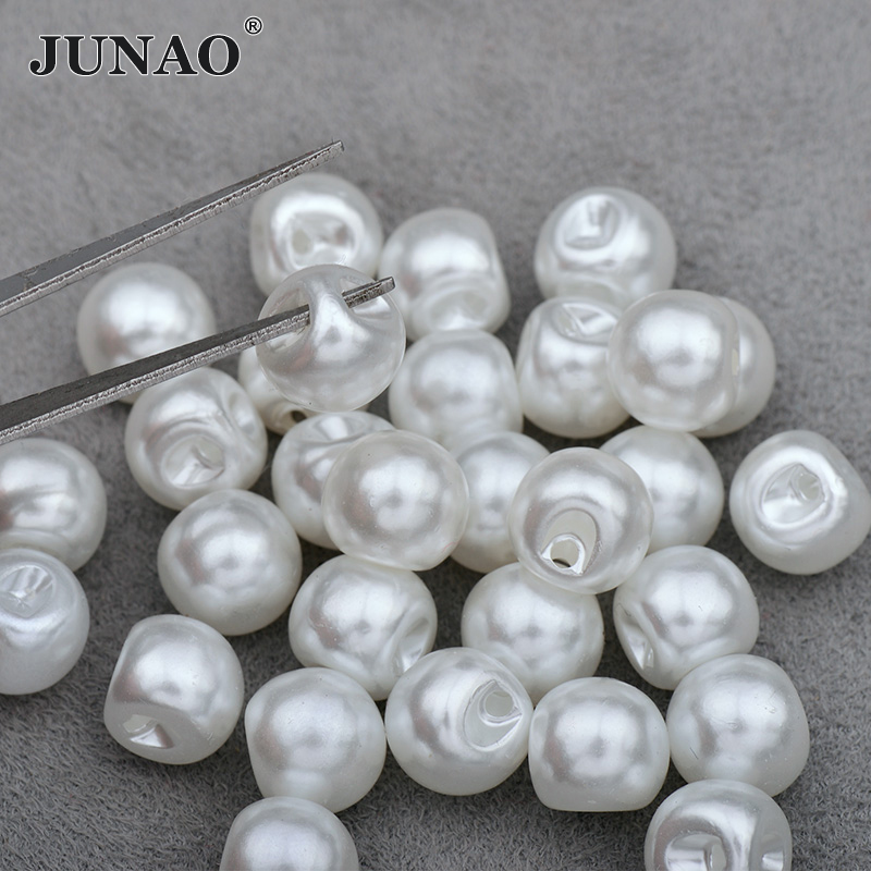 JUNAO 8mm 10m 12mm 흰색 진주 단추 바느 - Button Hole Cutter 리뷰 및 가격