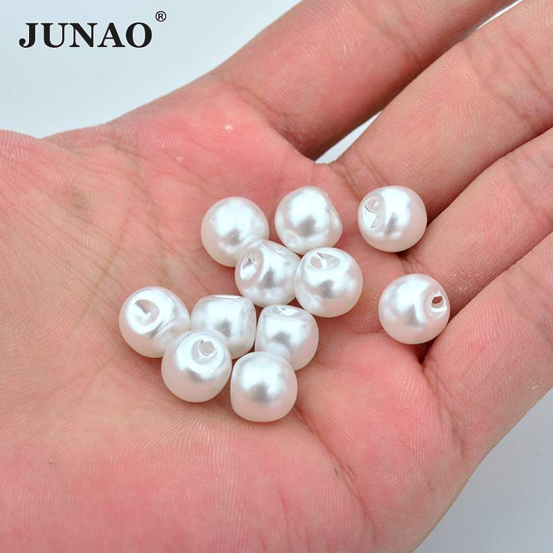JUNAO 8mm 10m 12mm 흰색 진주 단추 바느 - Button Hole Cutter 리뷰 및 가격