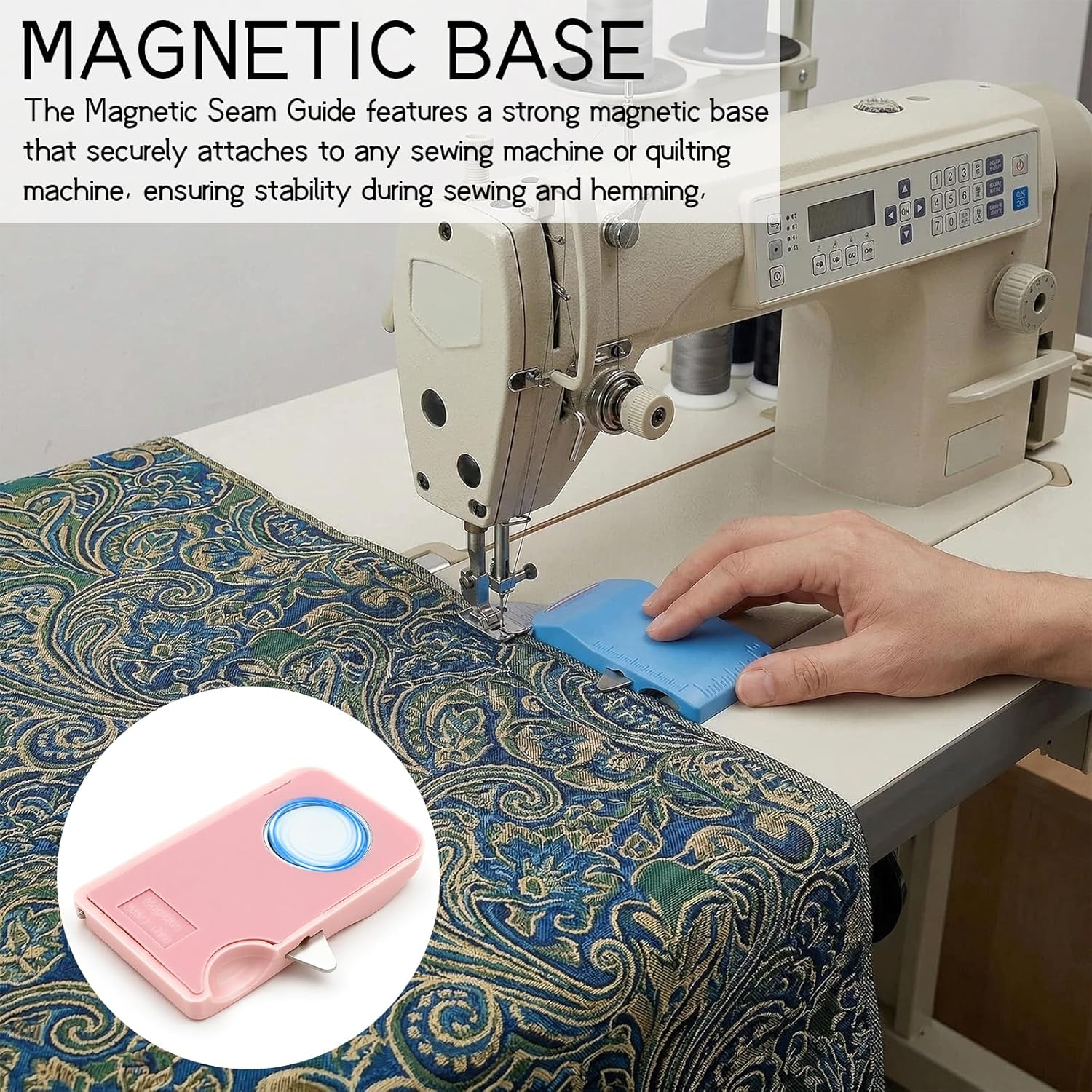 조절 가능한 자석식 재봉 트랙 내장형 심리퍼, 측정용  - Seam Ripper Tool 리뷰 및 가격