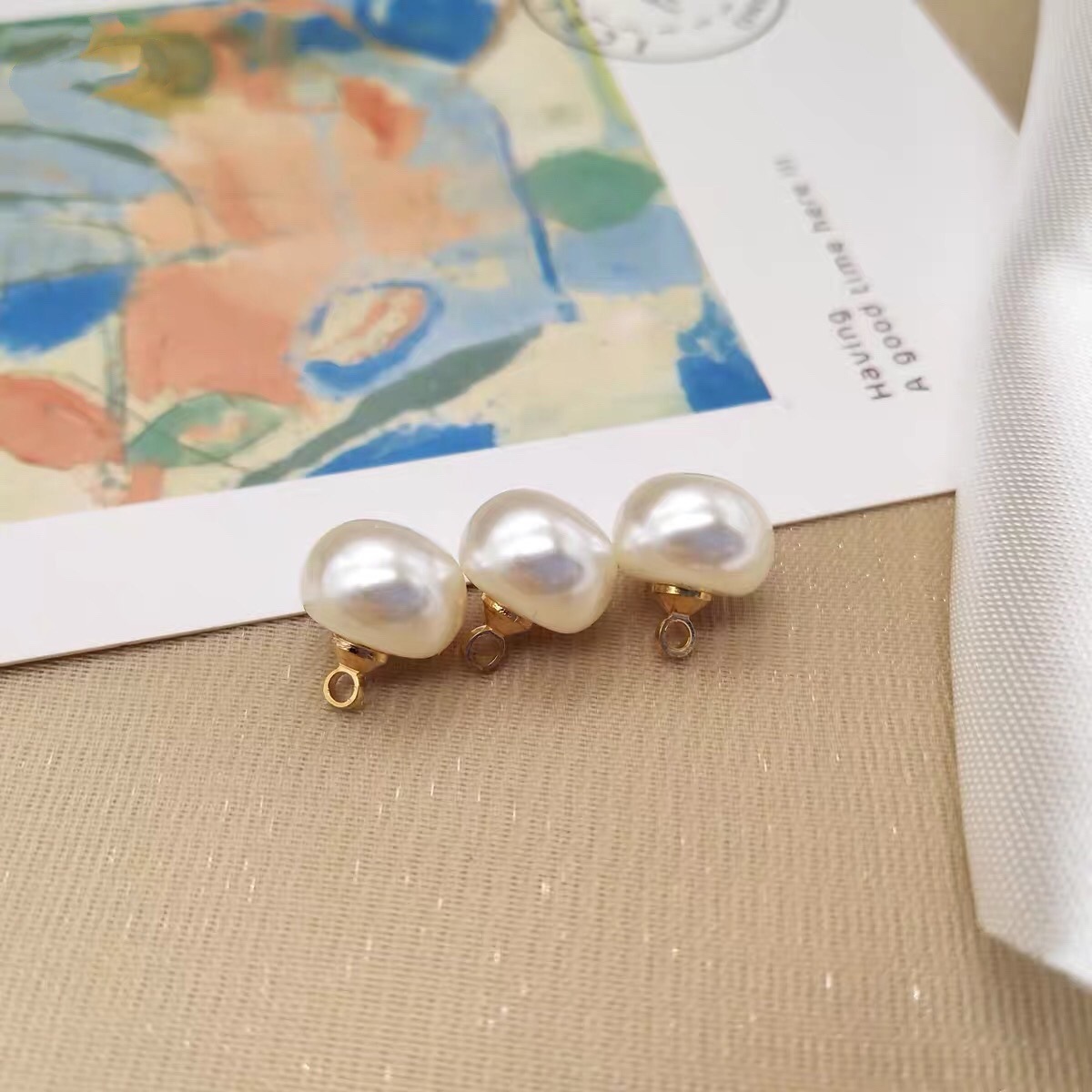 20Pcs 10mm 라운드 구겨진 버섯 진주 단추 Sc - Button Hole Cutter 리뷰 및 가격