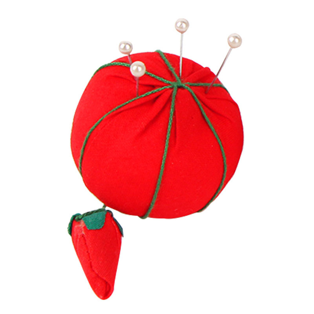 1PC 사랑스러운 토마토 공 모양 바늘 핀쿠션 바느질  - Sewing Pin Cushion 리뷰 및 가격