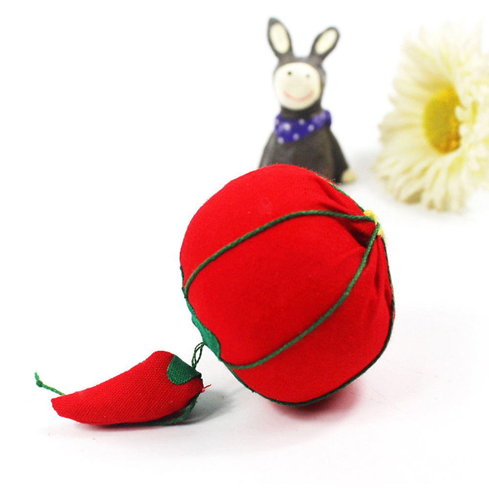 1PC 사랑스러운 토마토 공 모양 바늘 핀쿠션 바느질  - Sewing Pin Cushion 리뷰 및 가격