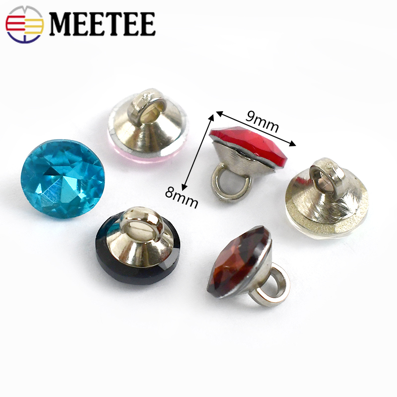 Meetee 20/50Pcs 9mm 라인 석 단추 유리 - Button Hole Cutter 리뷰 및 가격
