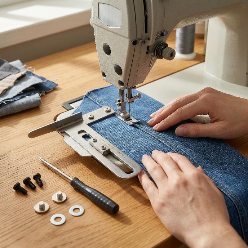 산업용 재봉틀용 삼침 다섯줄 지그재그 발바닥 세트, 대 - Sewing In Textile 리뷰 및 가격